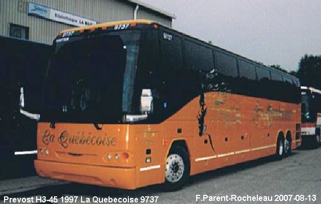 BUS/AUTOBUS: Prevost H3-45 1997 Quebecoise