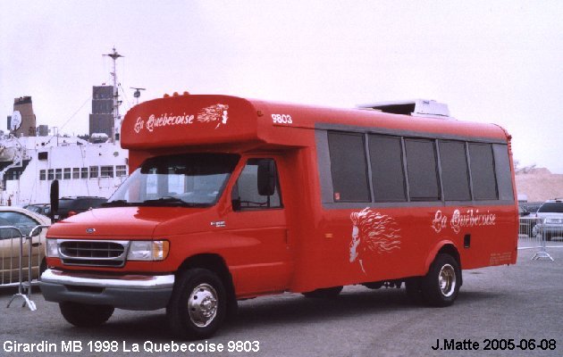 BUS/AUTOBUS: Girardin MB 1998 Quebecoise