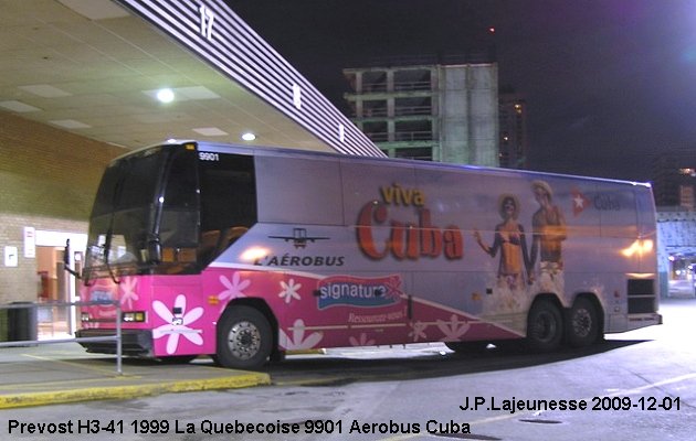 BUS/AUTOBUS: Prevost H3-41 1999 Quebecoise