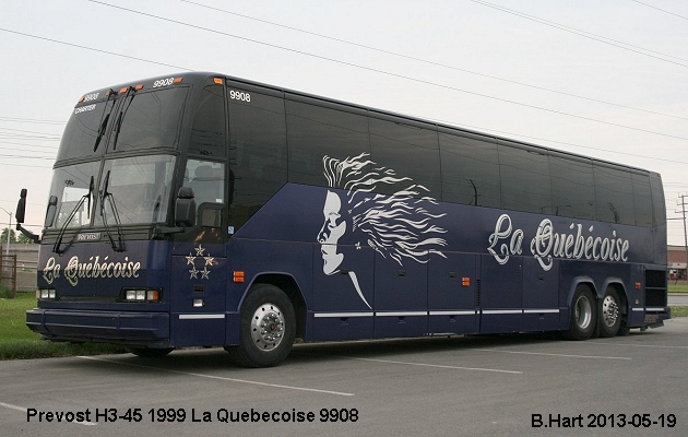 BUS/AUTOBUS: MCI H3-45 1999 Quebecoise