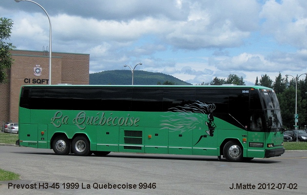 BUS/AUTOBUS: Prevost H3-45 1999 Quebecoise