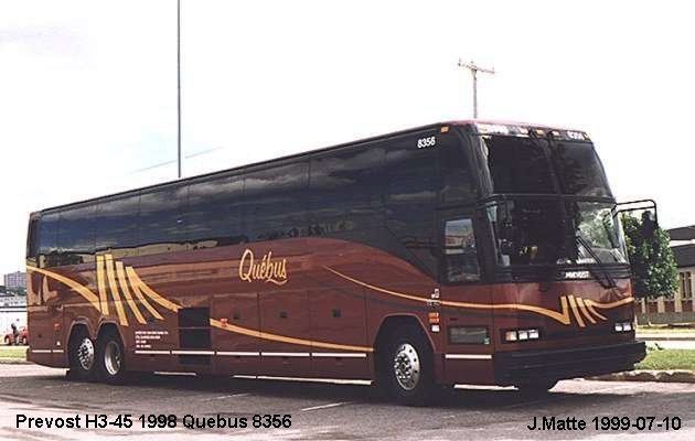 BUS/AUTOBUS: Prevost H3-45 1998 Quebus