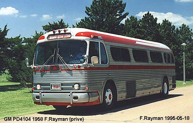 BUS/AUTOBUS: GMC PD 4104 1958 F.Rayman