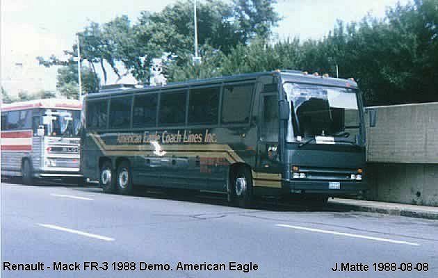 BUS/AUTOBUS: Renault/Mack FR-3 1988 American Eagle