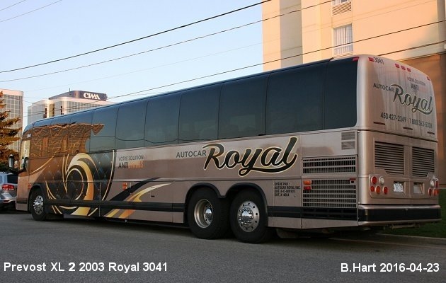 BUS/AUTOBUS: Prevost XL-2 2005 Royal