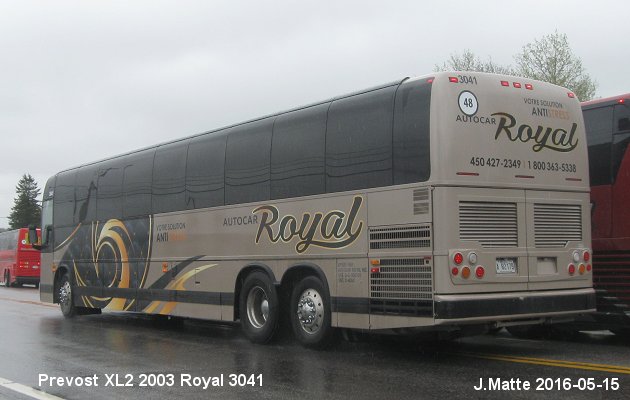 BUS/AUTOBUS: Prevost XL-2 2003 Royal