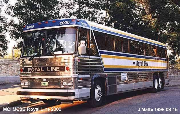 BUS/AUTOBUS: MCI MC 8 B 1980 Royal Line