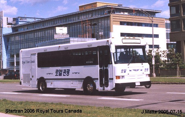 BUS/AUTOBUS: Startran Midibus 2005 Royal Tour Canada