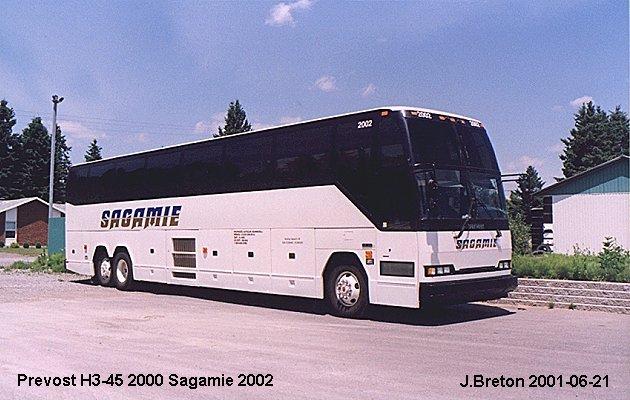 BUS/AUTOBUS: Prevost H3-45 1998 Sagamie