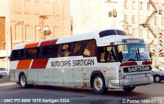 BUS/AUTOBUS: GMC PD 4905 1976 Sartigan