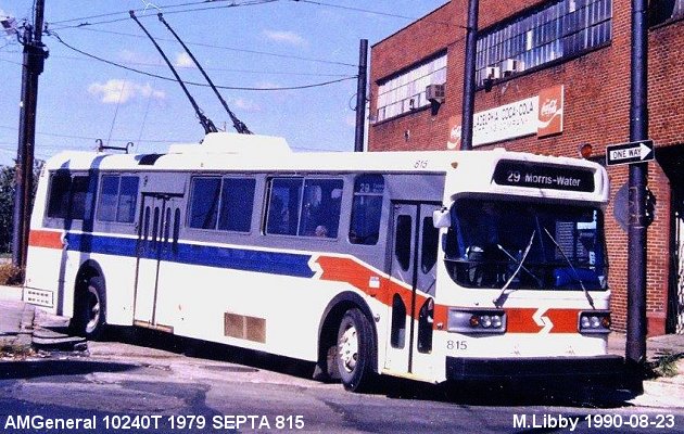 BUS/AUTOBUS: AM General 210240T 1979 SEPTA