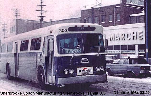 BUS/AUTOBUS: S.C.M. Urbain 1960 Sherbrooke Transit