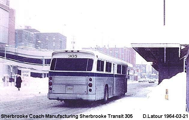 BUS/AUTOBUS: S.C.M. Urbain 1960 Sherbrooke Transit