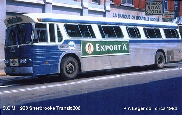 BUS/AUTOBUS: S.C.M. Urbain 1963 Sherbrooke Transit