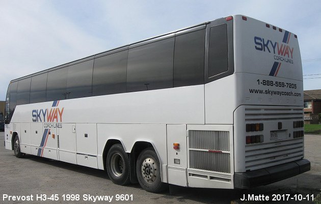 BUS/AUTOBUS: Prevost H3-45 1998 Skyway