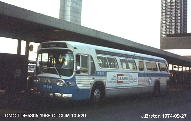 BUS/AUTOBUS: GMC TDH 5305 1968 CTCUM