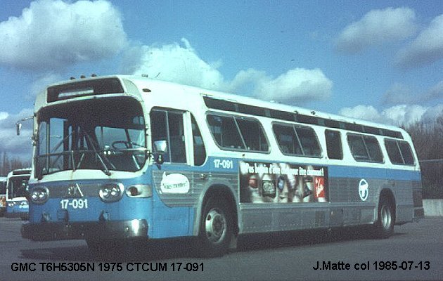BUS/AUTOBUS: GMC New Look 1975 CTCUM