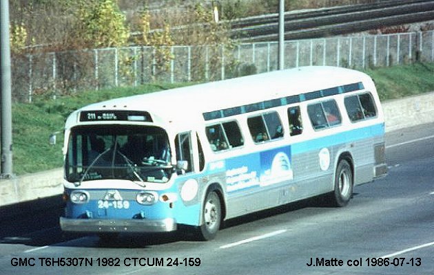 BUS/AUTOBUS: GMC New Look 1982 CTCUM