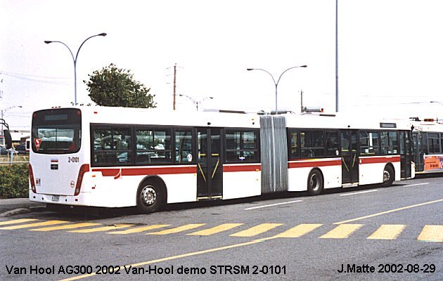 BUS/AUTOBUS: Van Hool AG300 2002 STRSM