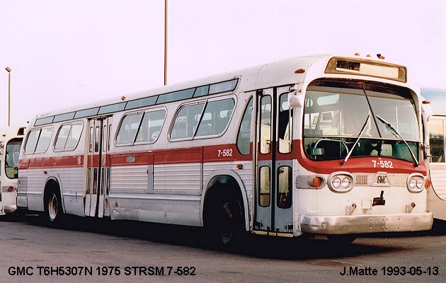 BUS/AUTOBUS: GMC T6H 5307N 1975 STRSM