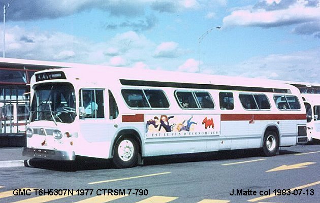 BUS/AUTOBUS: GMC T6H5307N 1977 CTRSM