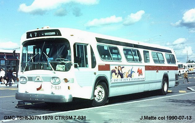 BUS/AUTOBUS: GMC T6H5307N 1978 CTRSM