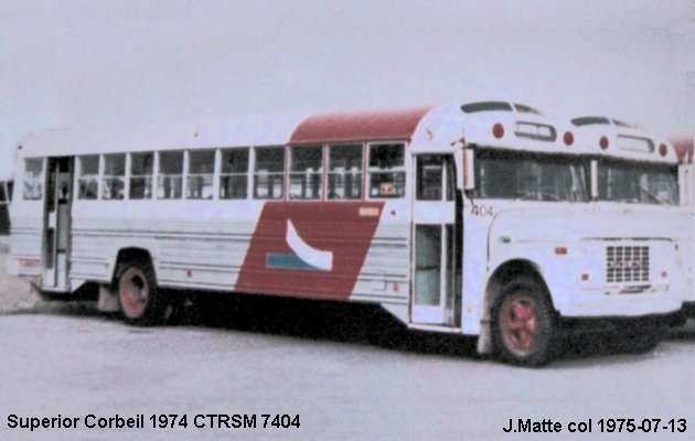 BUS/AUTOBUS: Superior urbain 1974 CTRSM