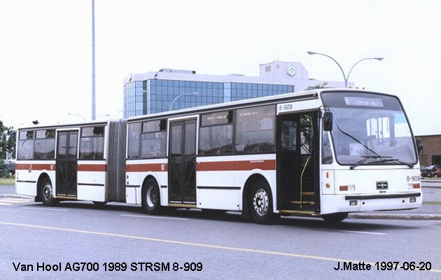 BUS/AUTOBUS: Van Hool AG 700 1989 CTRSM