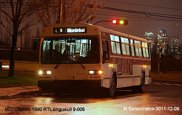BUS/AUTOBUS: MCI Classic 1990 RTLongueuil