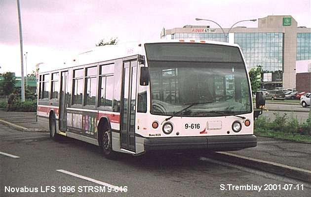 BUS/AUTOBUS: Novabus LFS 1996 STRSM