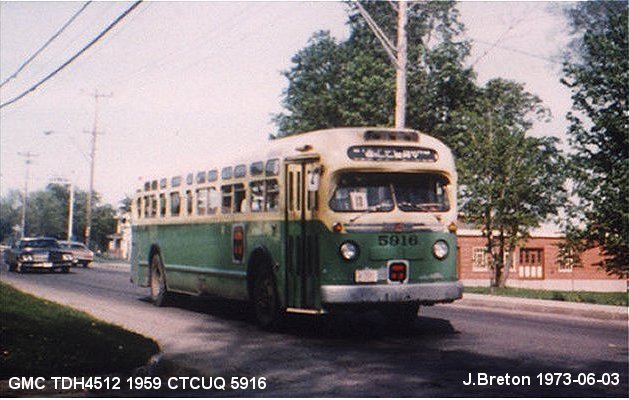BUS/AUTOBUS: GMC TDH4512 1959 STCUQ
