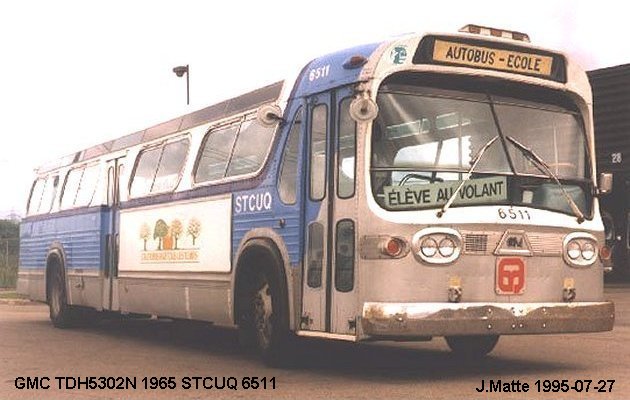 BUS/AUTOBUS: GMC TDH51303N 1965 STCUQ