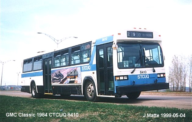 BUS/AUTOBUS: GMC Classic 1984 STCUQ