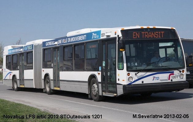 BUS/AUTOBUS: Novabus LFS 60102 2012 STOutaouais