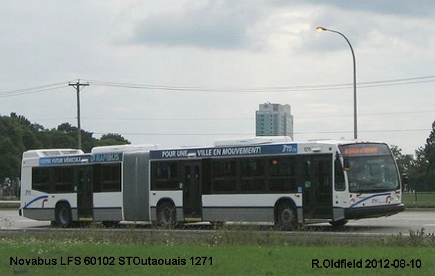BUS/AUTOBUS: Novabus LFS 60102 2012 STO