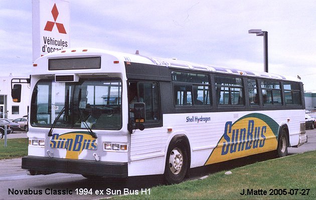 BUS/AUTOBUS: Novabus Classic 1994 Sun Bus