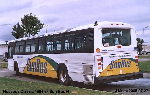 BUS/AUTOBUS: Novabus Classic 1994 Sun Bus