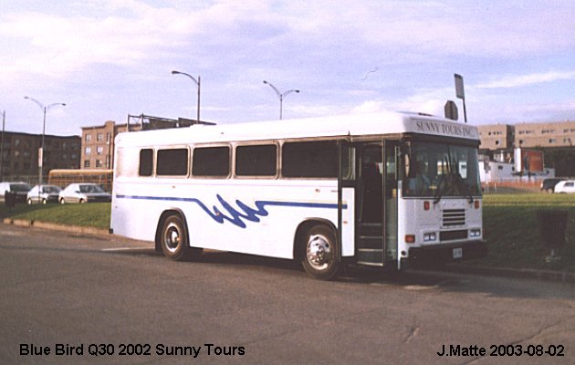 BUS/AUTOBUS: Blue Bird Q Type 2002 Sunny Tours