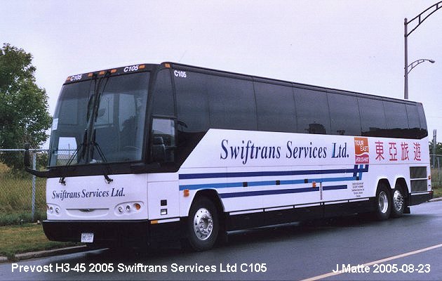 BUS/AUTOBUS: Prevost H3-45 2005 Swiftrans