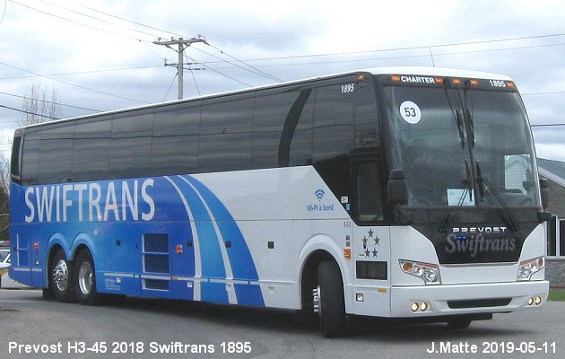 BUS/AUTOBUS: Prevost H3-45 2019 Swiftrans