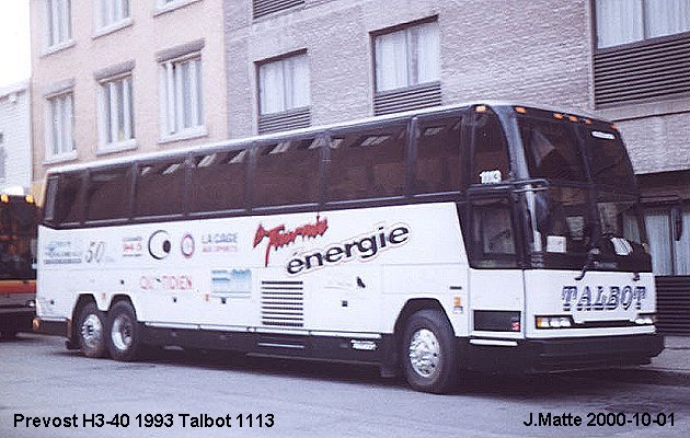 BUS/AUTOBUS: Prevost H3-40 1993 Talbot
