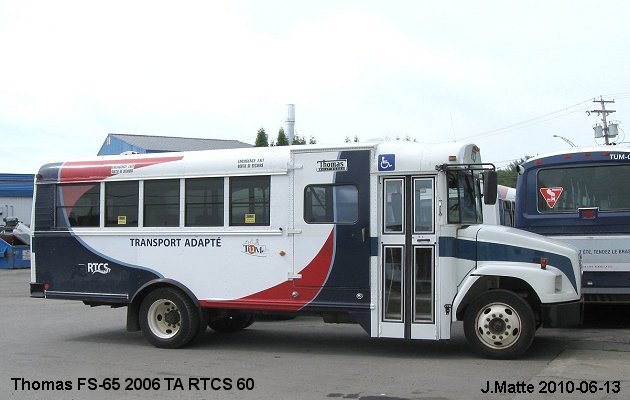 BUS/AUTOBUS: Thomas FS-65 2006 TA RTCS