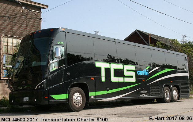 BUS/AUTOBUS: MCI J4500 2017 Transportation Charter