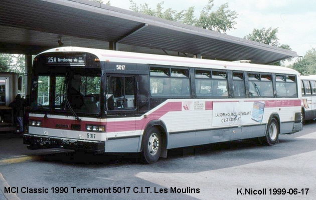 BUS/AUTOBUS: MCI Classic 1990 Terremont