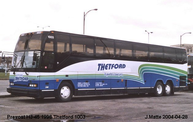 BUS/AUTOBUS: Prevost H3-45 1998 Thetford