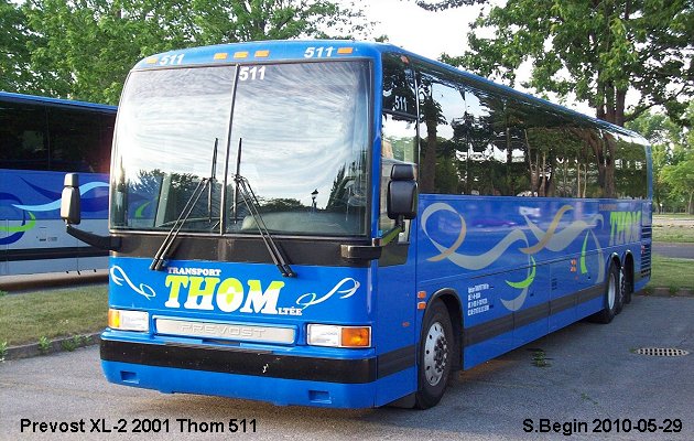 BUS/AUTOBUS: Prevost XL 2 2001 Thom