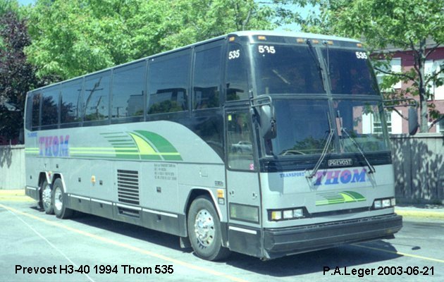 BUS/AUTOBUS: Prevost H3-40 1995 Thom