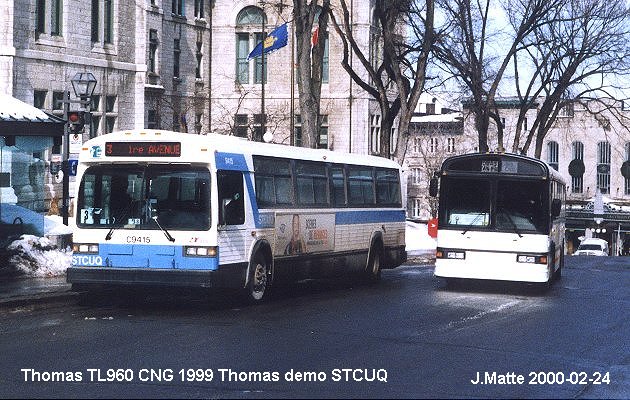 BUS/AUTOBUS: Thomas TL960 CNG 1999 Thomas