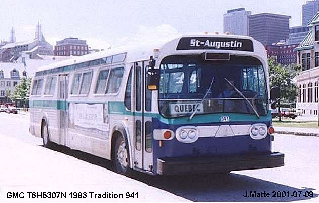BUS/AUTOBUS: GMC T6H5307N New Look 1983 Tradition
