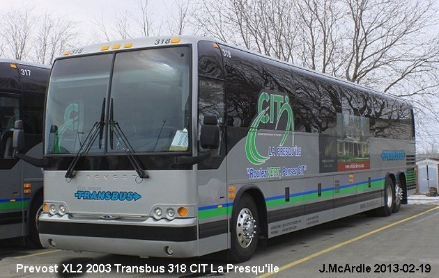BUS/AUTOBUS: Prevost XL-2 2003 Transbus
